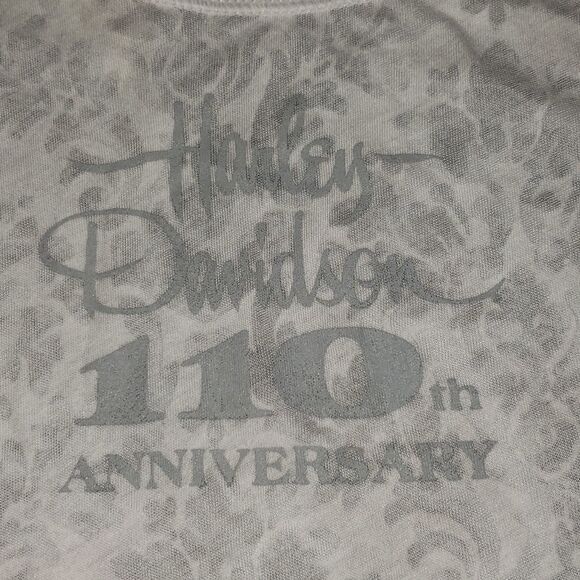 Gorgeous‎ Harley Davidson Burnout Top Long Sleeve M - Picture 1 of 10